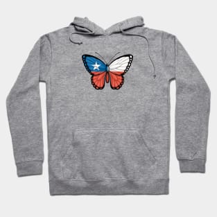 Chilean Flag Butterfly Hoodie